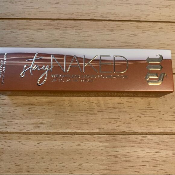 NEW Urban Decay Stay Naked Shade 60WO Weightless Foundation Vegan - Picture 5 of 9